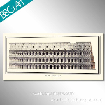 Rome Colosseum Roma Colosseo classical building artwork painting